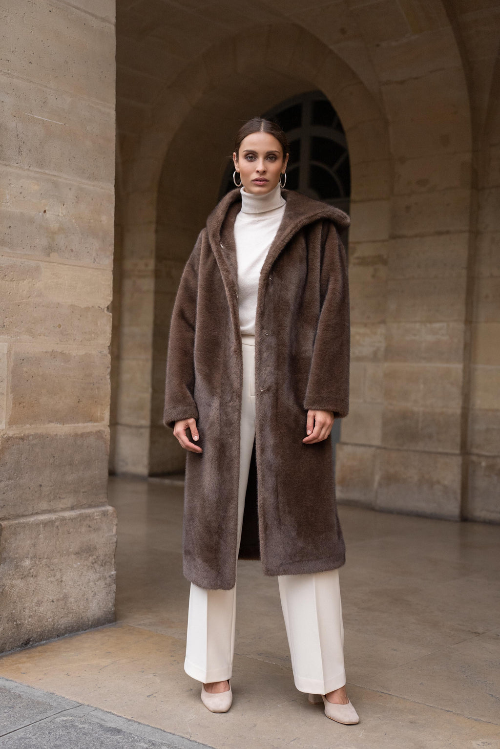 Faux Fur Coat