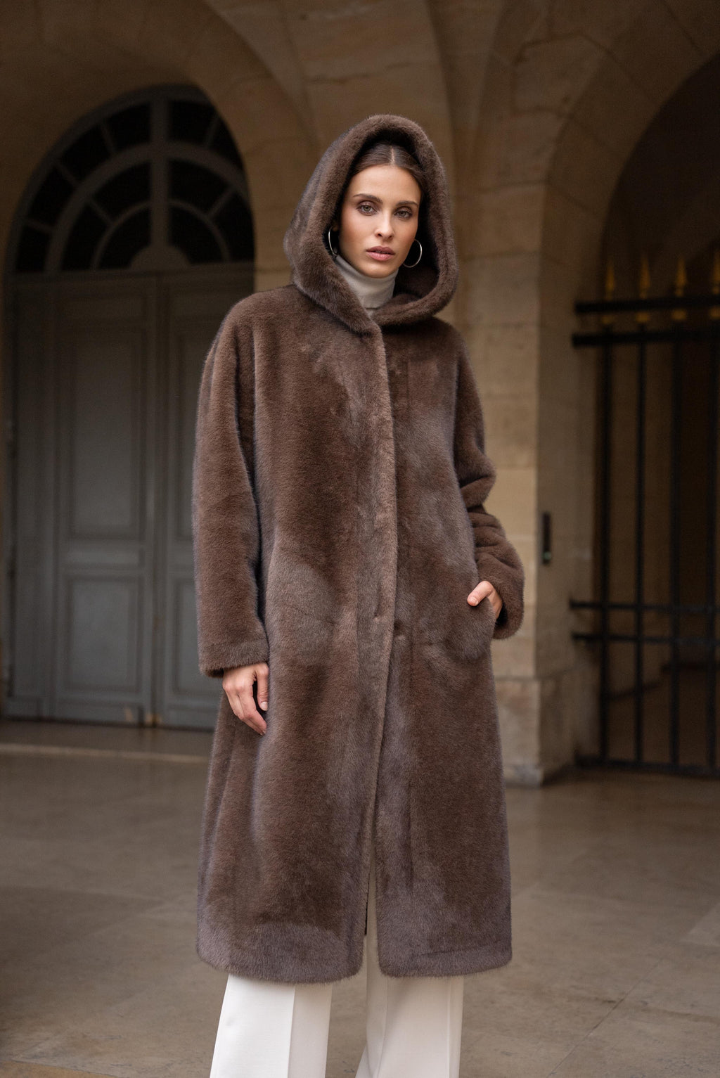Faux Fur Coat