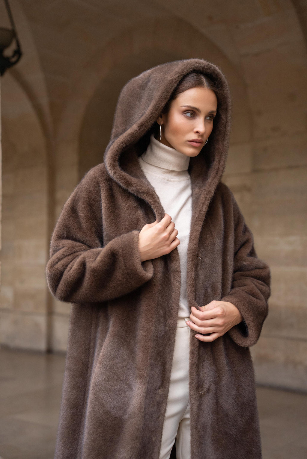Faux Fur Coat