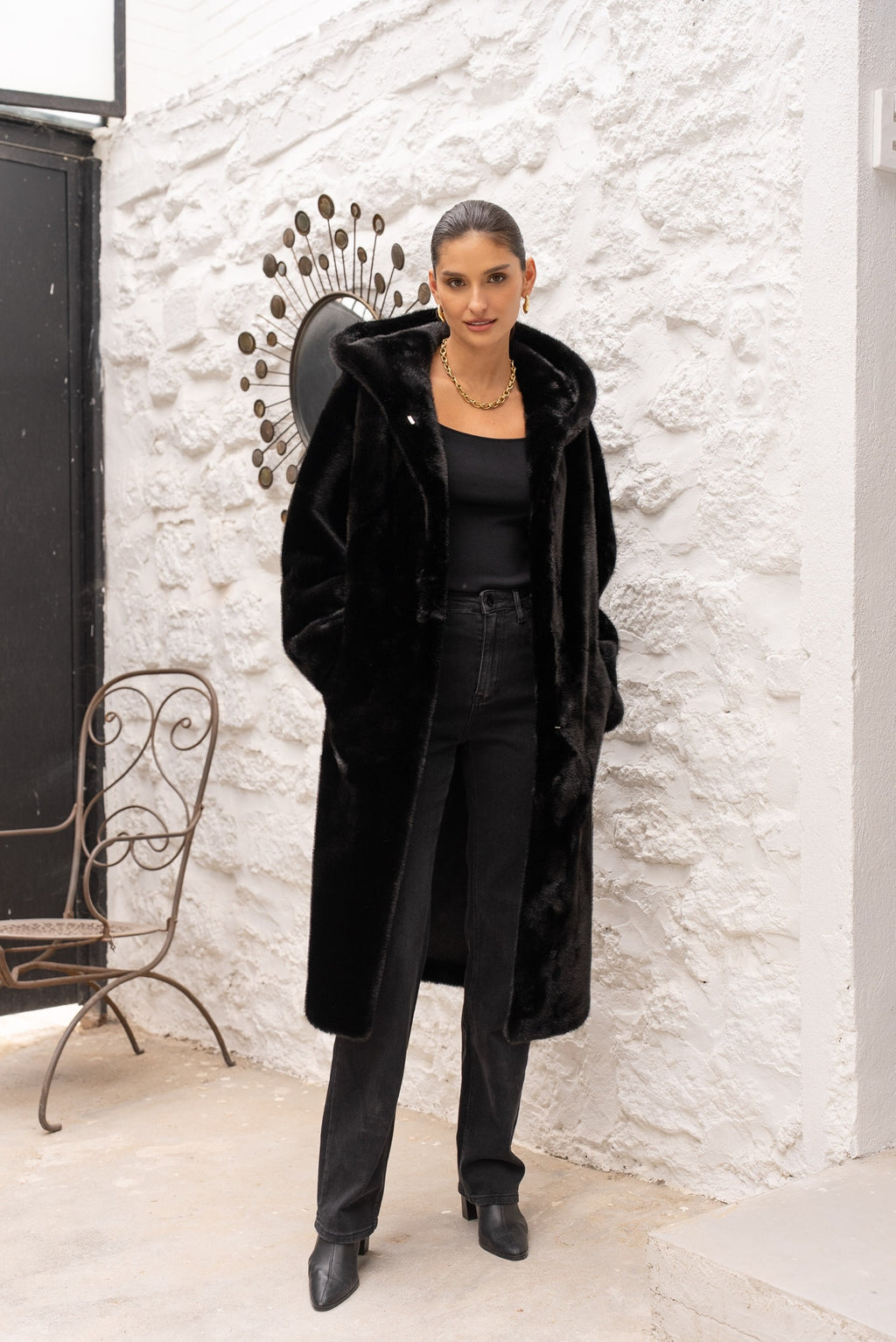 Faux Fur Coat