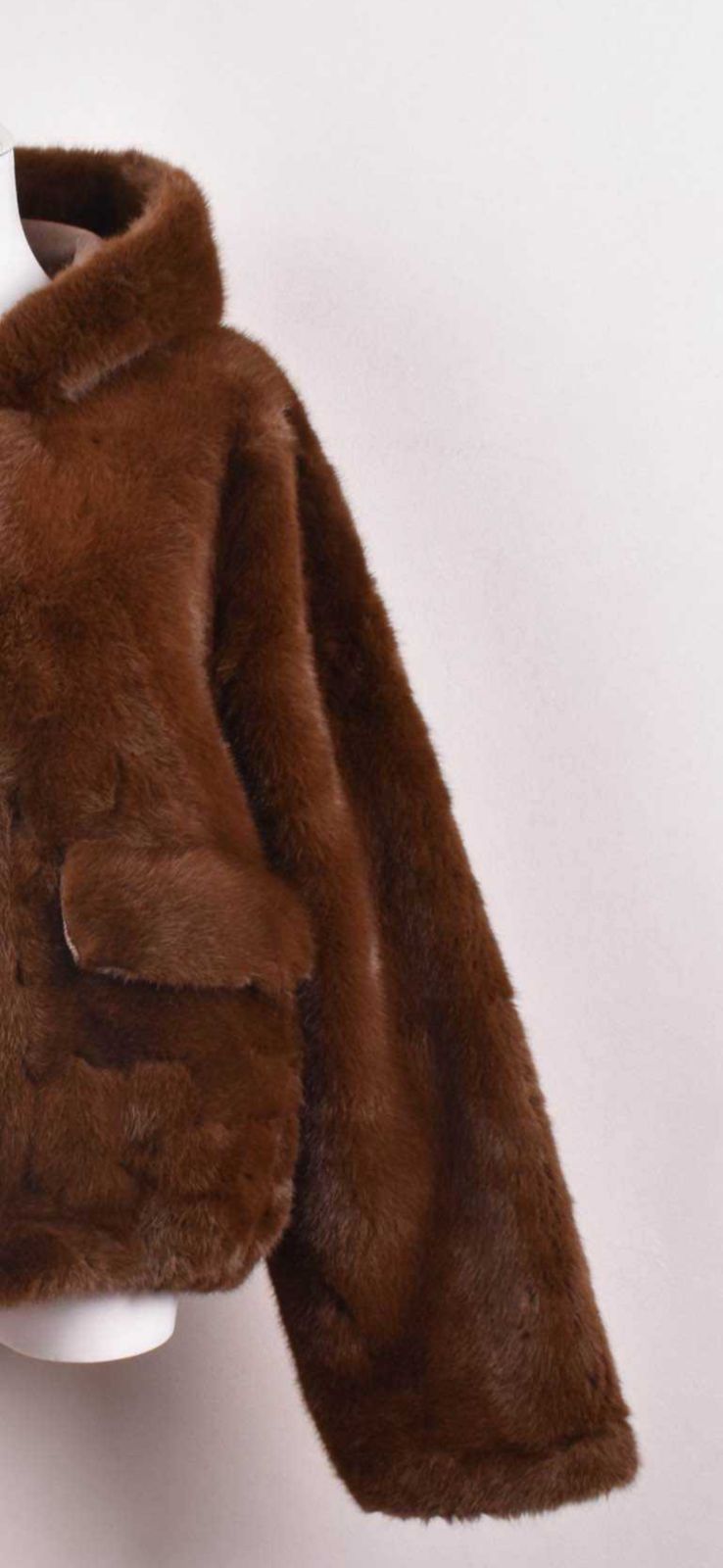 Faux fur jacket