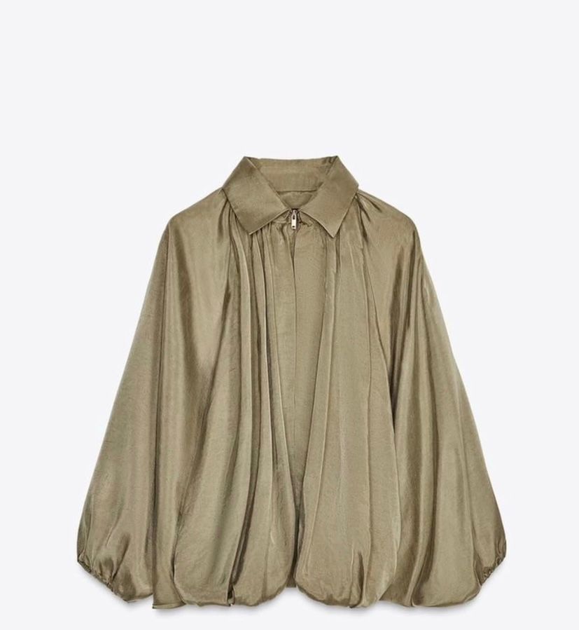 Oversized Satin Jacket
