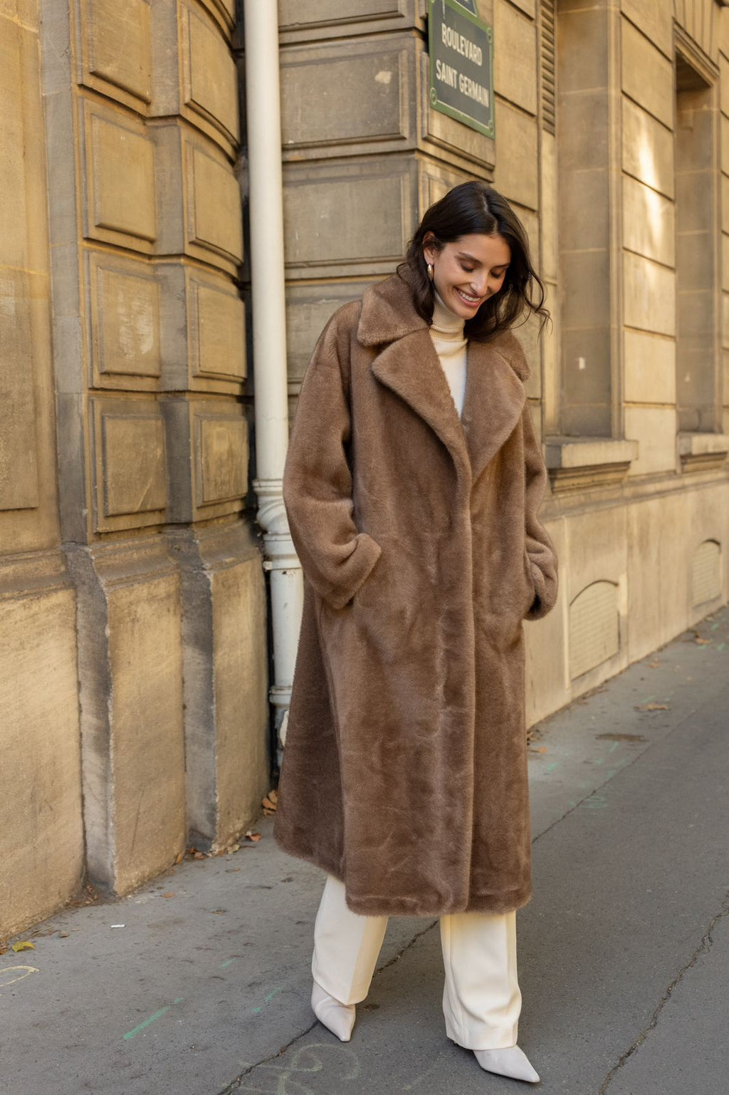 Faux Fur Coat
