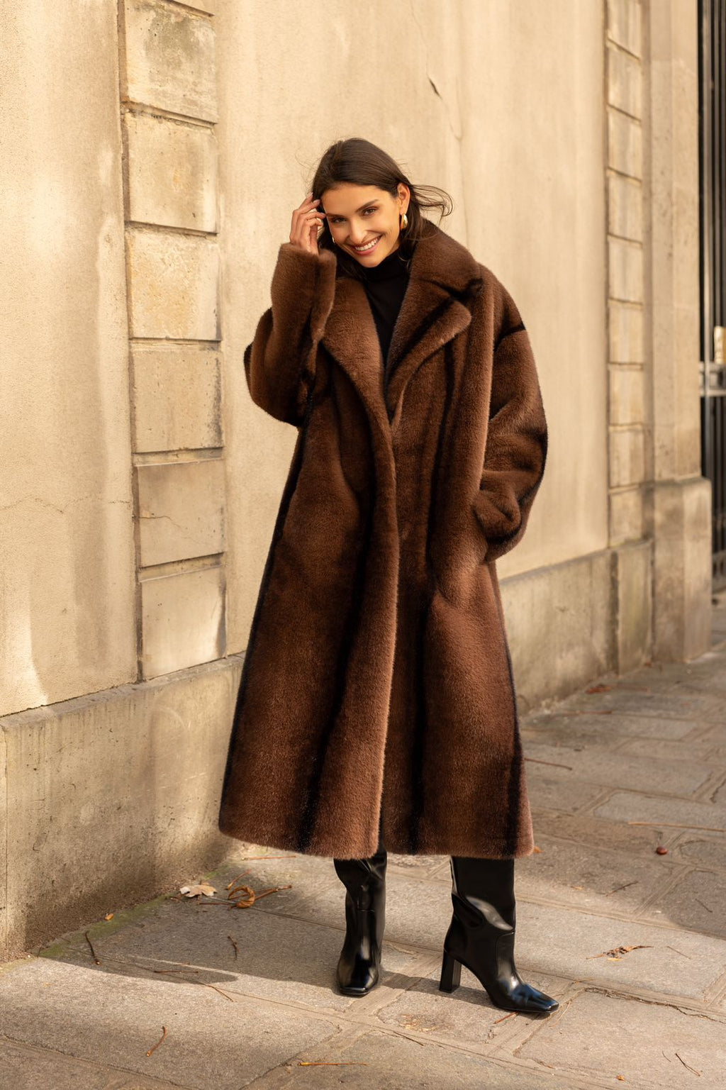 Faux Fur Coat