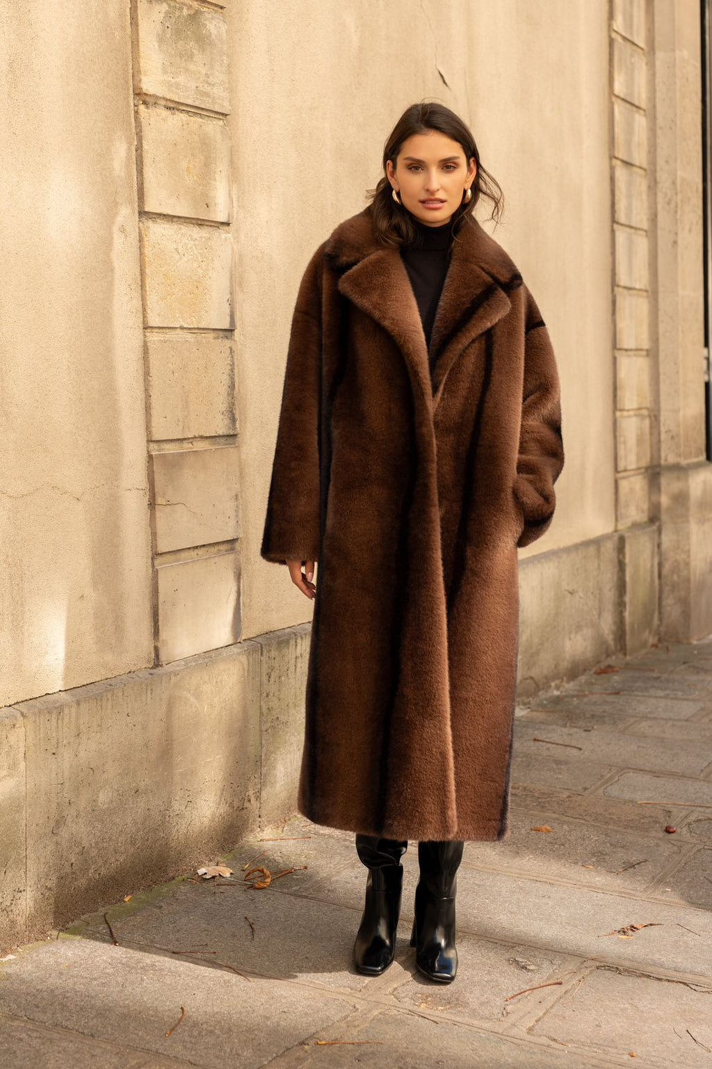 Faux Fur Coat