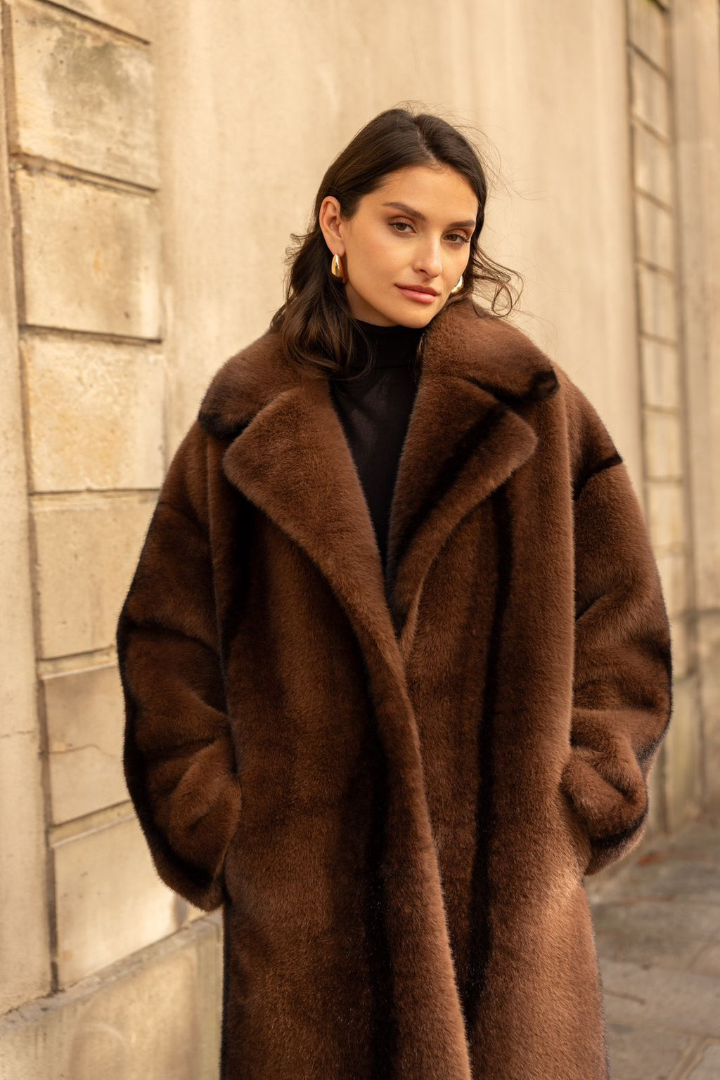 Faux Fur Coat